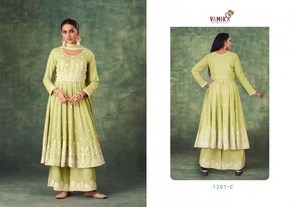 Vamika Sakhi 1201 Rayon Exclusive Super Hit Party Wear Collection